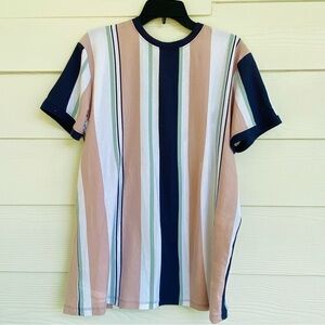 San Francisco Work Shirt Stripe Tshirt Size Large